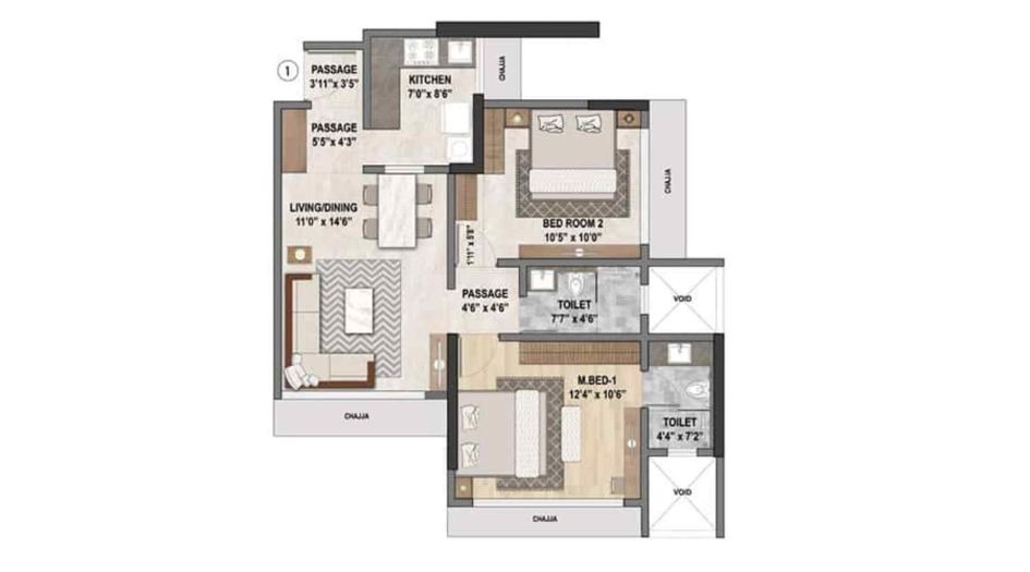Ashar-Merc-2-BHK-620-sqft