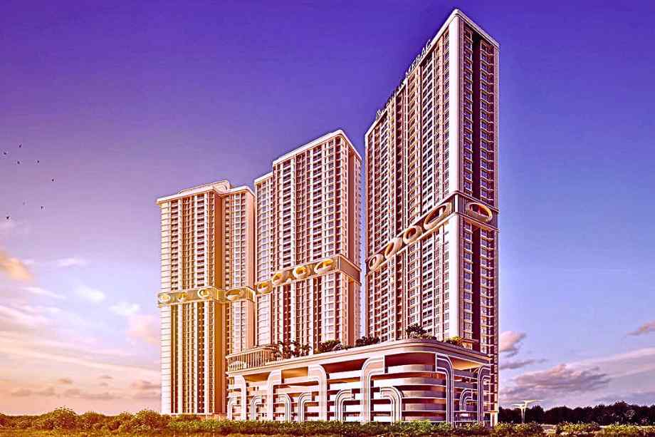 Ashar-Merac-Elevation-Image-Evening-Shree-Nagar-Thane-West