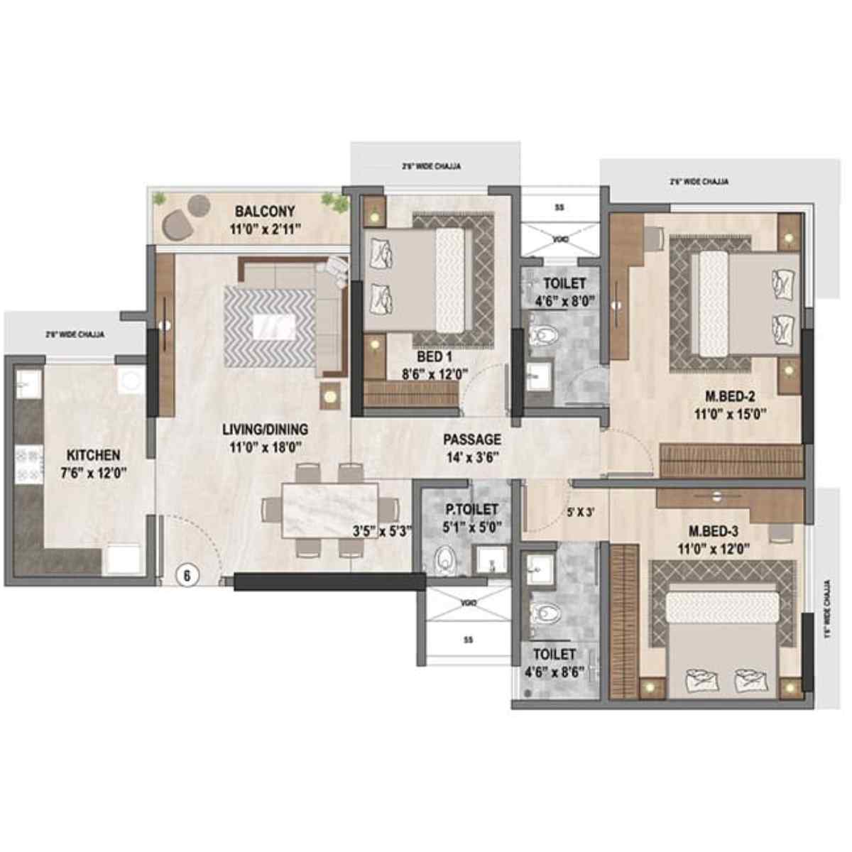 3-BHK-962-sqft